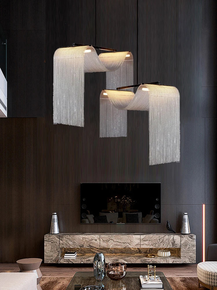 Living Room High Ceiling Home Deco Ideal Pendant Lights Modern