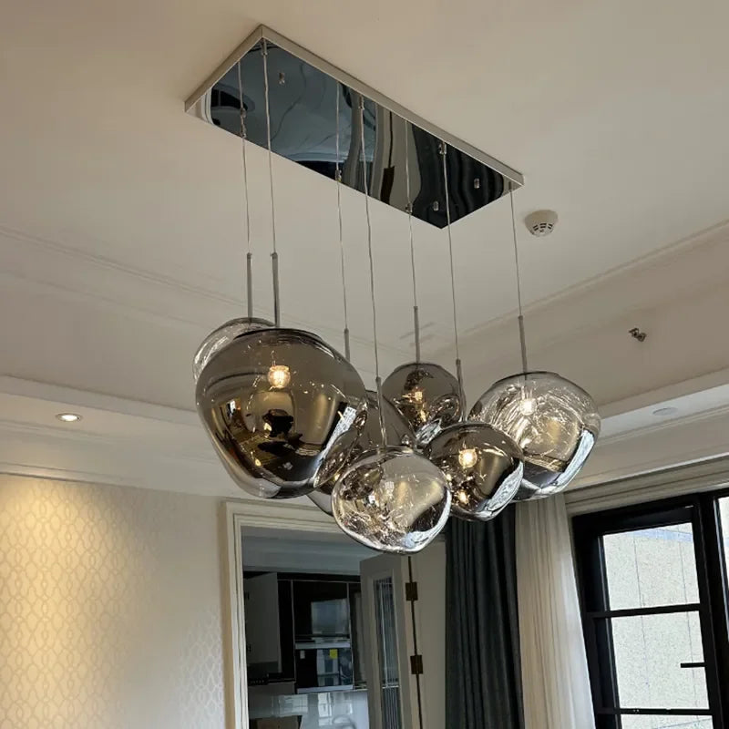 Nordic LED PVC Pendant Light Lava Home Decoration Living Room
