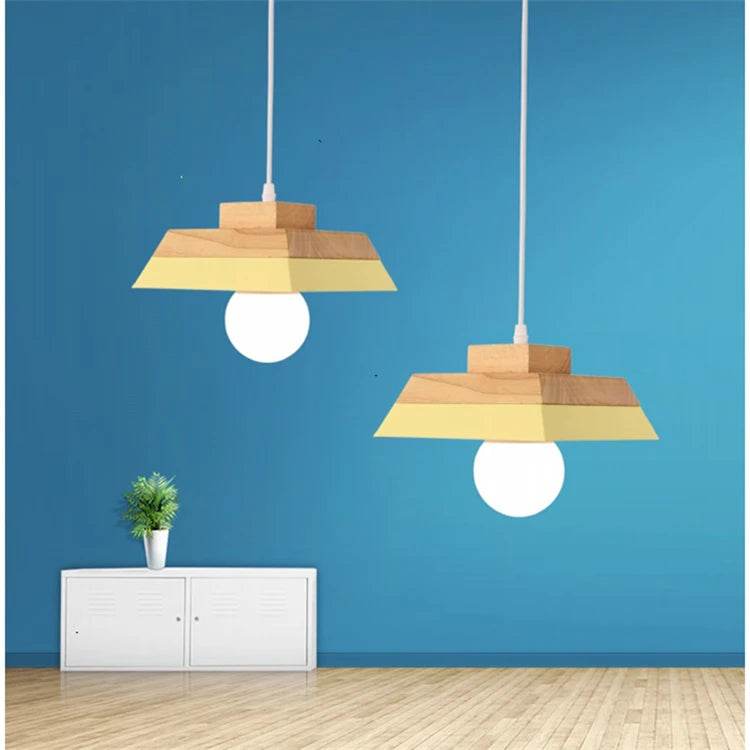 Modern Wood Chandelier Lighting for Cafe/Dining/Restaurant Interior Lights
