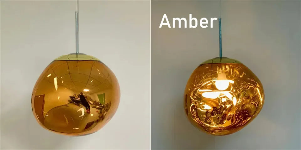 Nordic LED PVC Pendant Light Lava Home Decoration Living Room