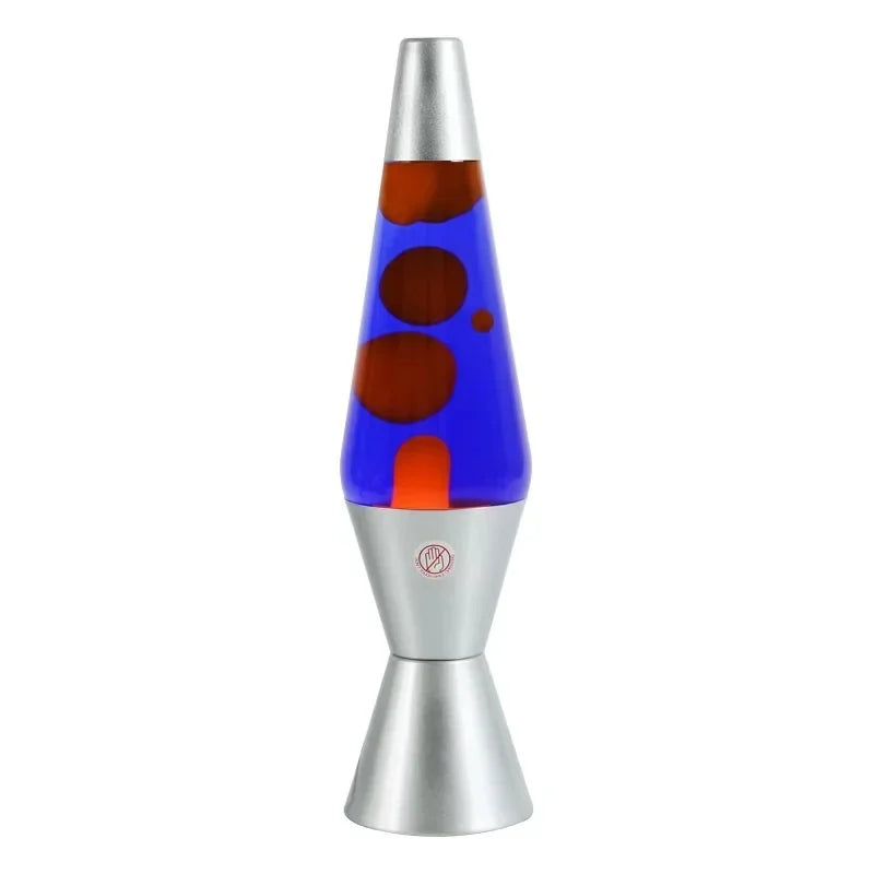 Lava Lamp Volcano Cone Bottle Floating Jellyfish Night Light