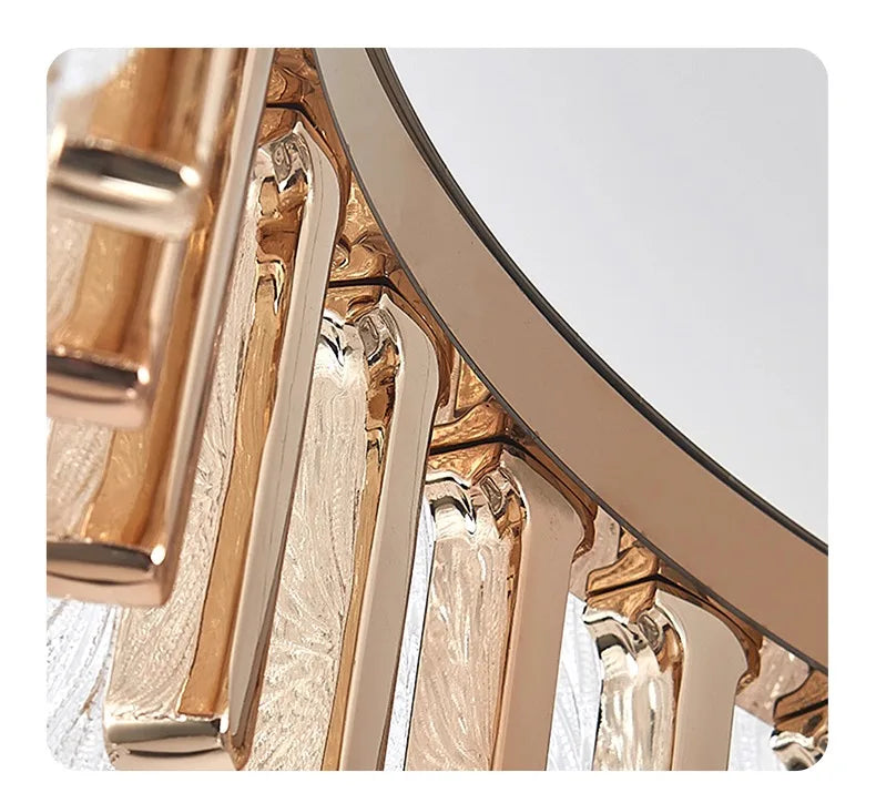 French light luxury living room chandelier duplex staircase bedroom dining room creative flower beauty salon lighting fixtures