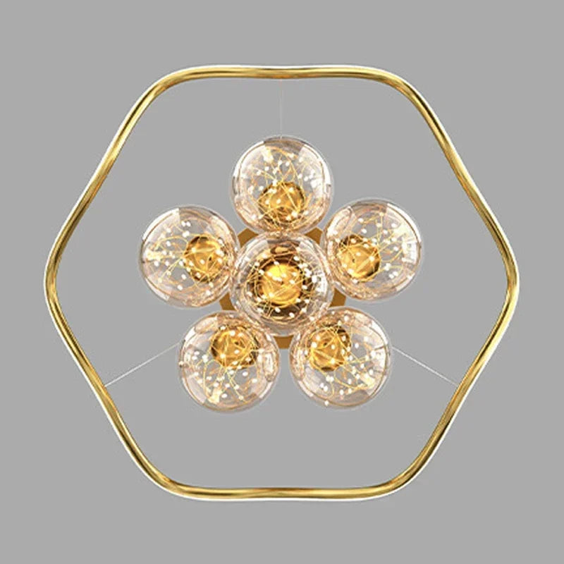 Modern Minimalist Living Room LED Chandeliers Pendant Lamps