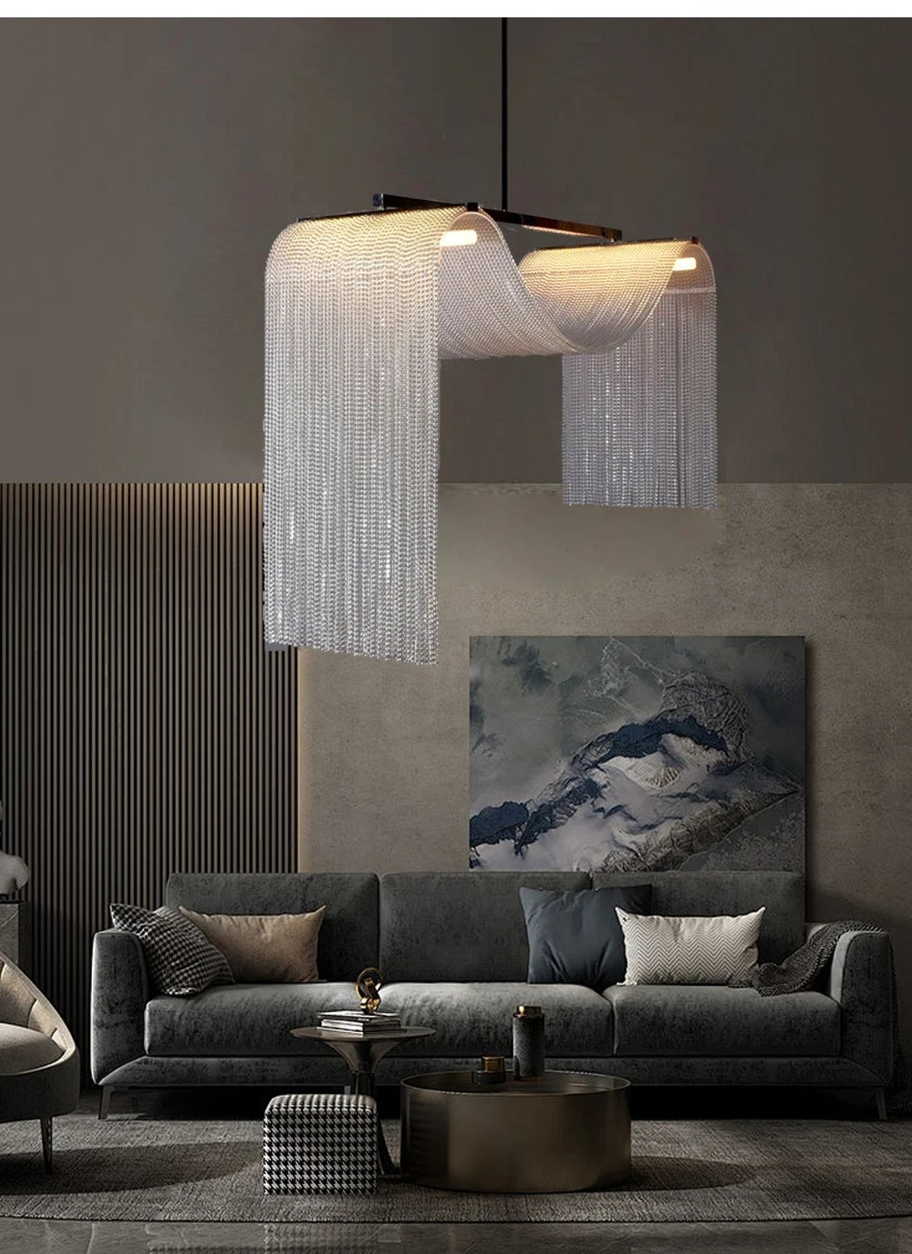 Living Room High Ceiling Home Deco Ideal Pendant Lights Modern