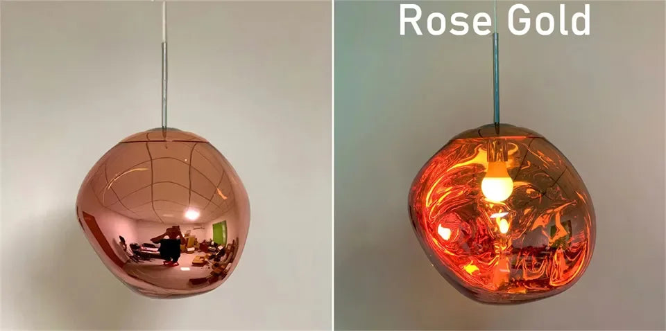 Nordic LED PVC Pendant Light Lava Home Decoration Living Room