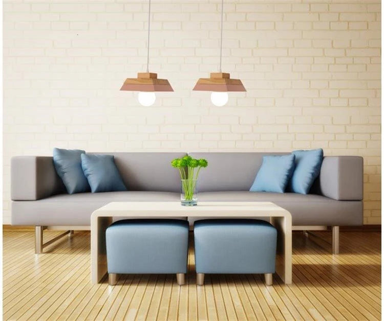 Modern Wood Chandelier Lighting for Cafe/Dining/Restaurant Interior  Lights