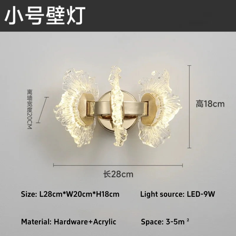 French light luxury living room chandelier duplex staircase bedroom dining room creative flower beauty salon lighting fixtures