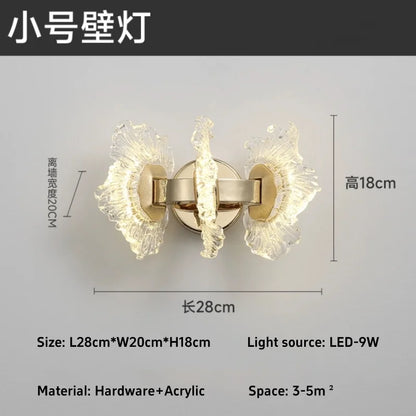 French light luxury living room chandelier duplex staircase bedroom dining room creative flower beauty salon lighting fixtures