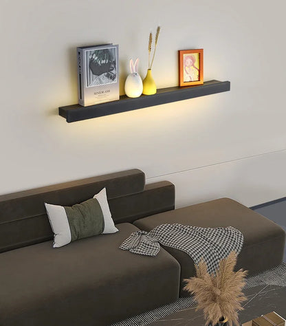Bedroom Headboard Shelf Wall Light Nordic Modern Simple Long Strip Living Room Home Decor LED Lights Sofa Background Wall Lamp