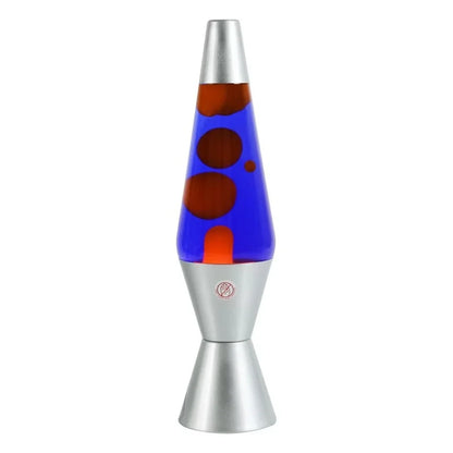 Lava Lamp Volcano Cone Bottle Floating Jellyfish Night Light