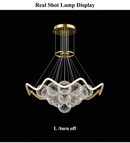 Modern Minimalist Living Room LED Chandeliers Pendant Lamps