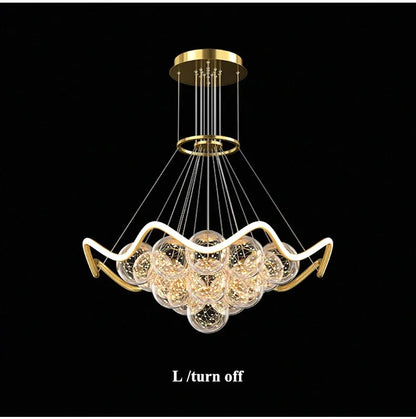 Modern Minimalist Living Room LED Chandeliers Pendant Lamps