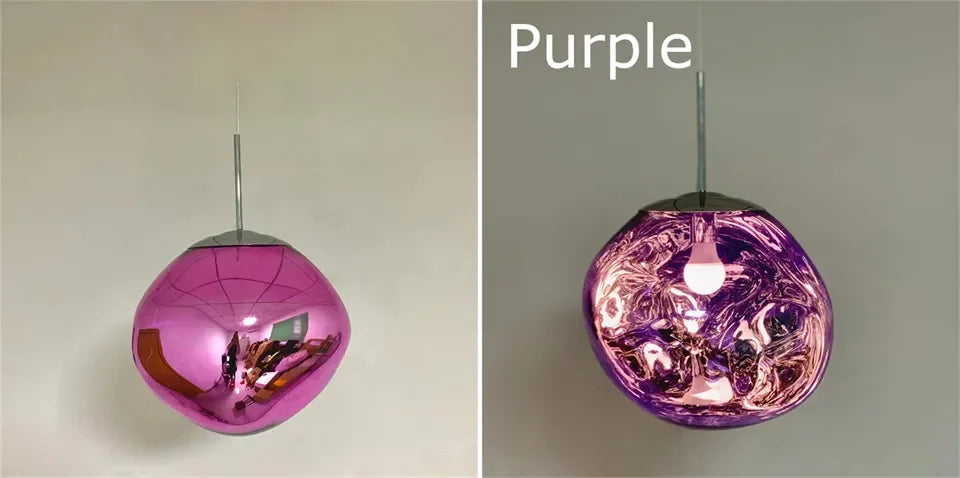 Nordic LED PVC Pendant Light Lava Home Decoration Living Room