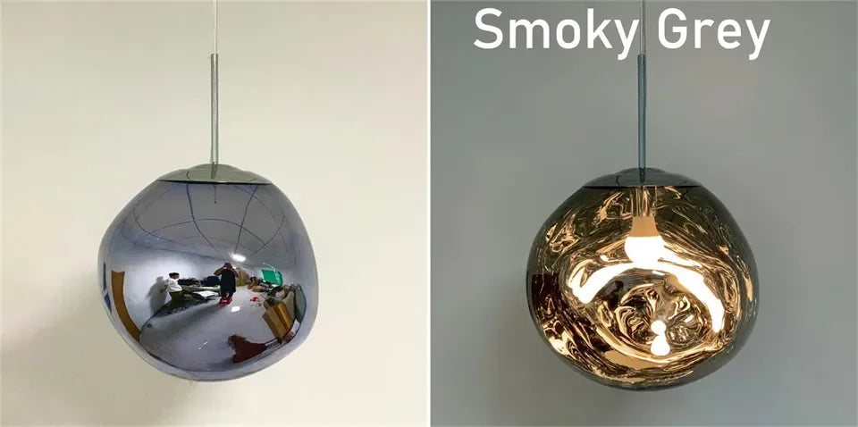 Nordic LED PVC Pendant Light Lava Home Decoration Living Room