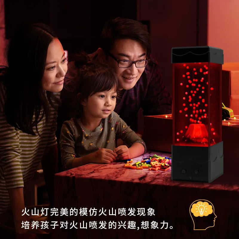 LED Lava Volcano Light Home Decoration Night Light Creative Children&