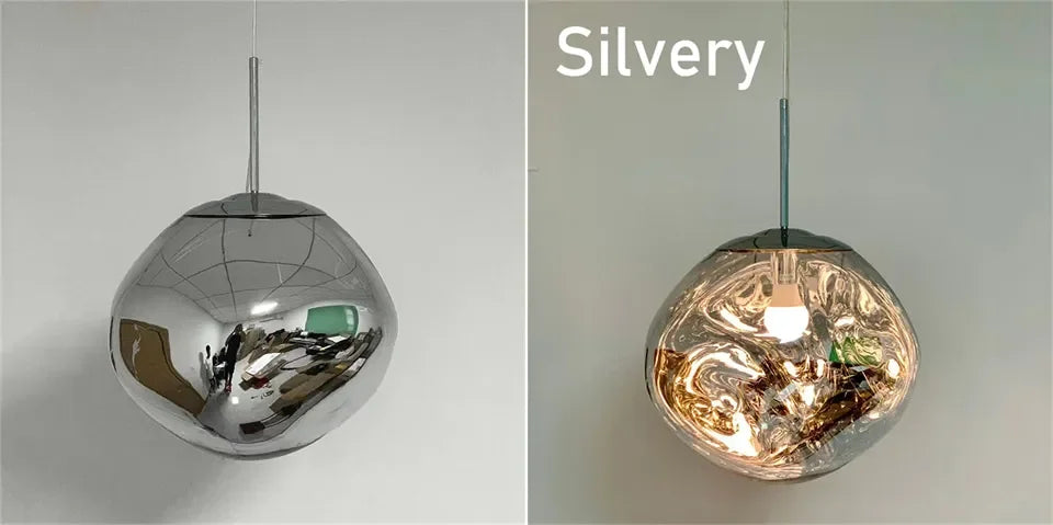 Nordic LED PVC Pendant Light Lava Home Decoration Living Room
