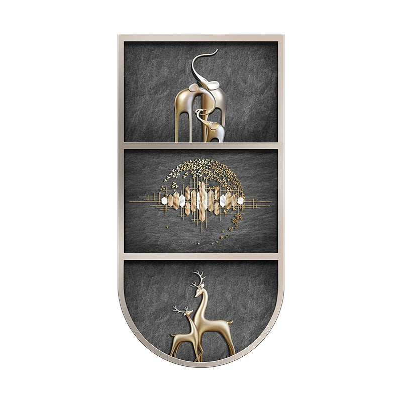 Living Room Entrance Painting Mural Light Elephant