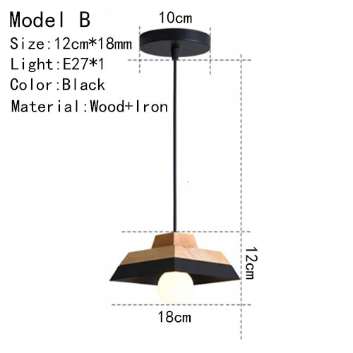 Modern Wood Chandelier Lighting for Cafe/Dining/Restaurant Interior  Lights