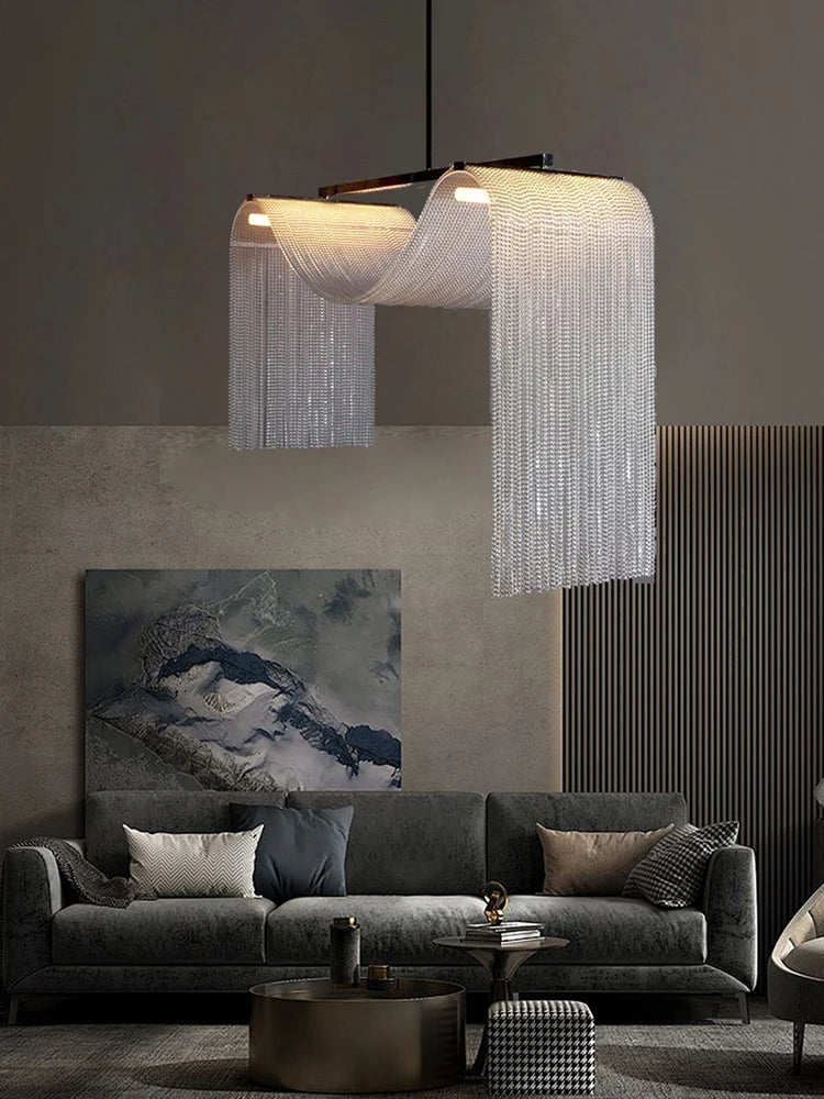 Living Room High Ceiling Home Deco Ideal Pendant Lights Modern