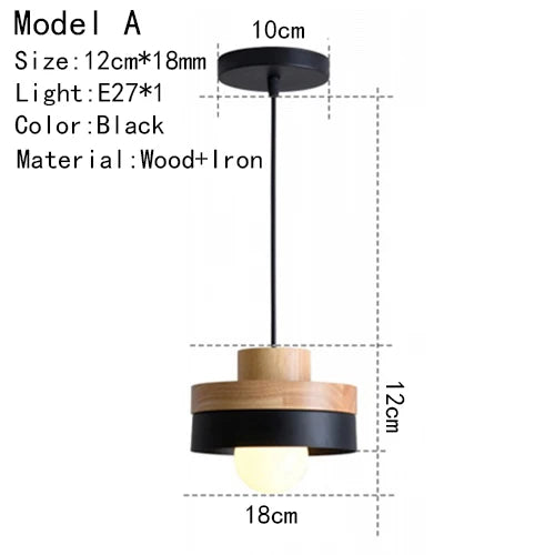 Modern Wood Chandelier Lighting for Cafe/Dining/Restaurant Interior  Lights