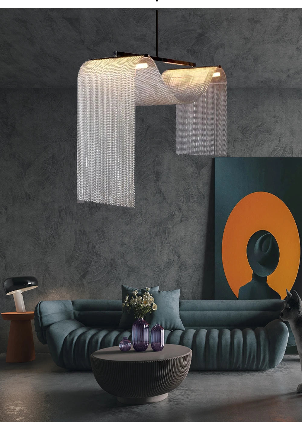 Living Room High Ceiling Home Deco Ideal Pendant Lights Modern
