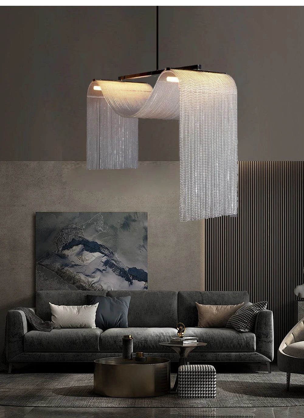 Living Room High Ceiling Home Deco Ideal Pendant Lights Modern