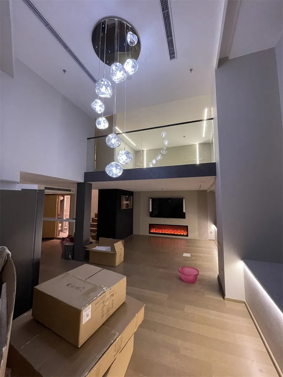 Nordic LED PVC Pendant Light Lava Home Decoration Living Room