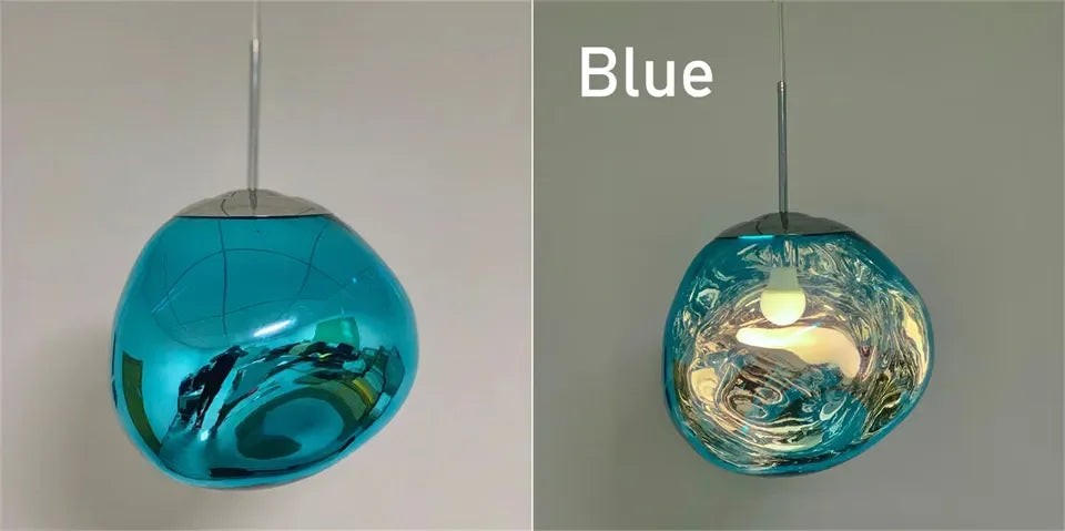 Nordic LED PVC Pendant Light Lava Home Decoration Living Room