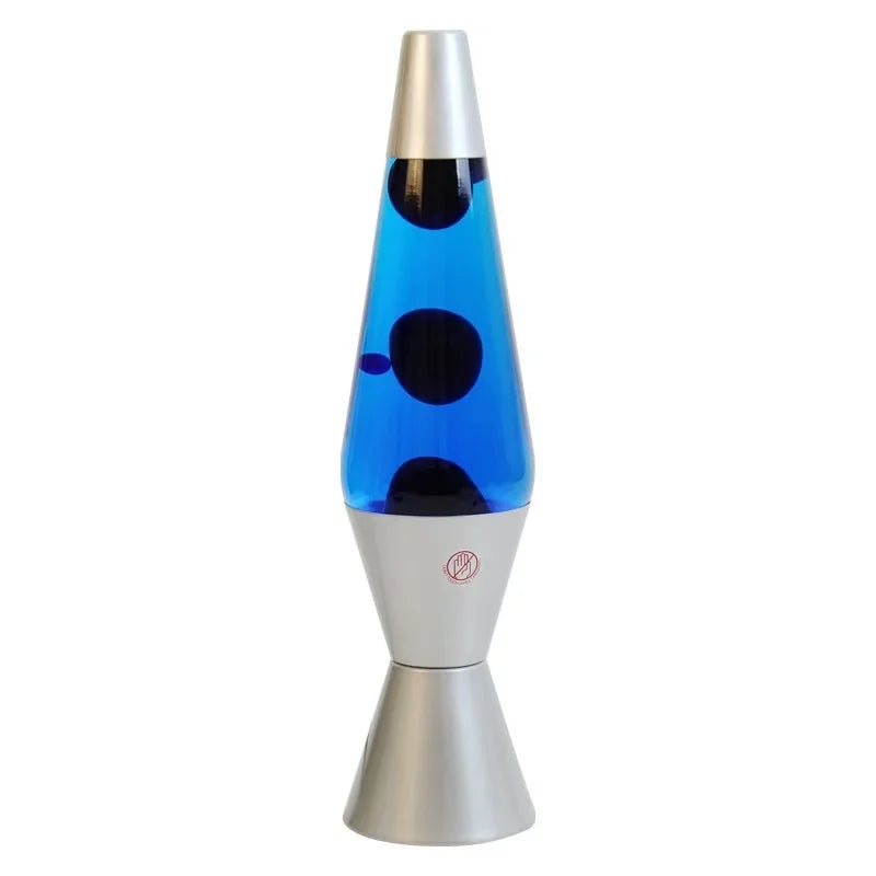 Lava Lamp Volcano Cone Bottle Floating Jellyfish Night Light