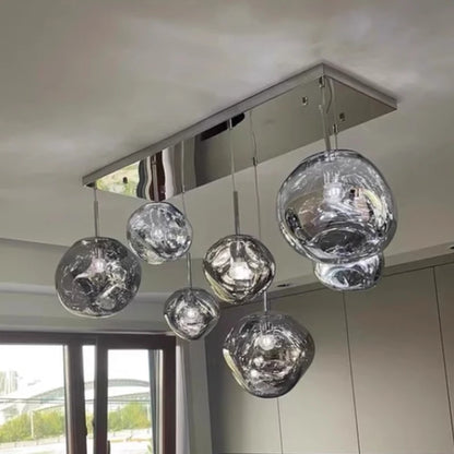 Nordic LED PVC Pendant Light Lava Home Decoration Living Room