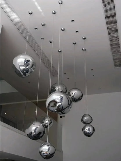 Nordic LED PVC Pendant Light Lava Home Decoration Living Room