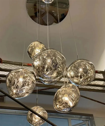 Nordic LED PVC Pendant Light Lava Home Decoration Living Room