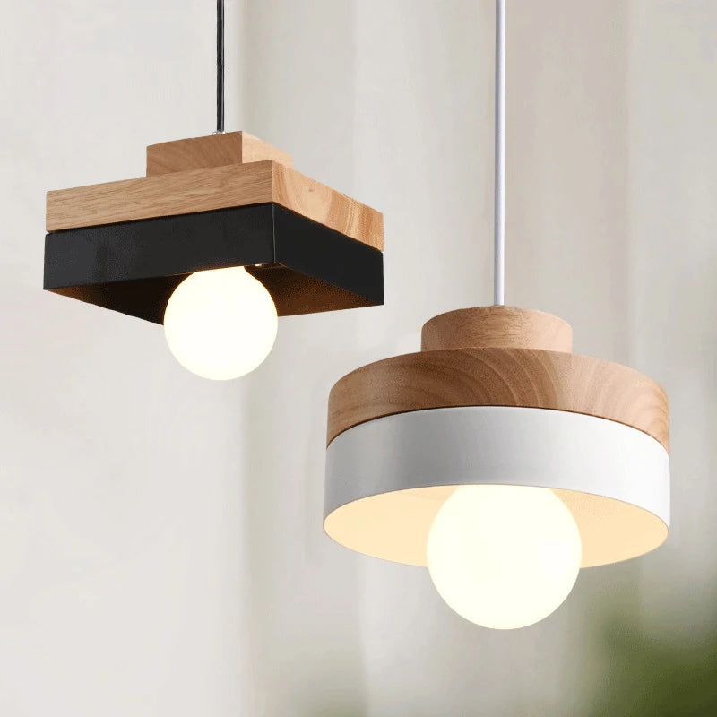Modern Wood Chandelier Lighting for Cafe/Dining/Restaurant Interior  Lights