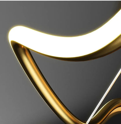 Modern Minimalist Living Room LED Chandeliers Pendant Lamps