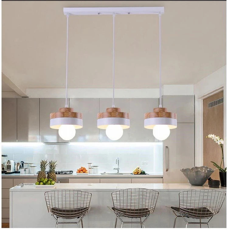 Modern Wood Chandelier Lighting for Cafe/Dining/Restaurant Interior  Lights