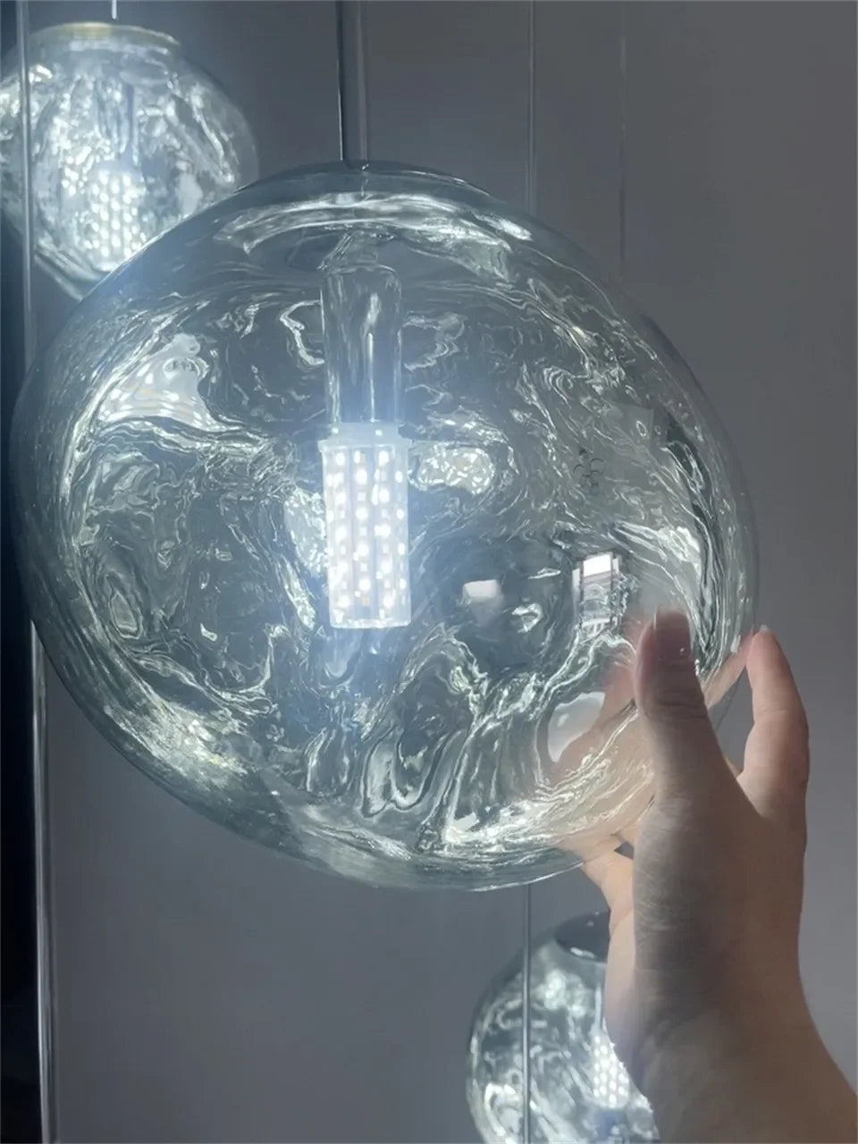 Nordic LED PVC Pendant Light Lava Home Decoration Living Room
