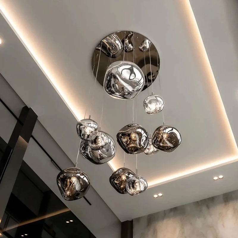 Nordic LED PVC Pendant Light Lava Home Decoration Living Room