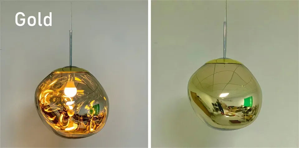 Nordic LED PVC Pendant Light Lava Home Decoration Living Room