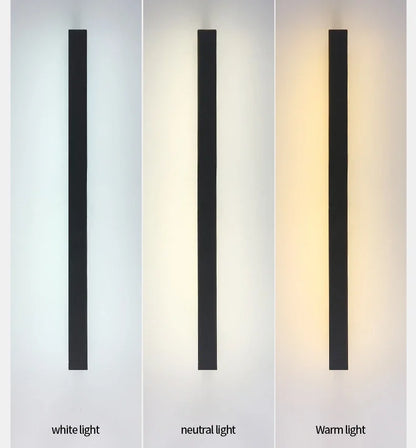 Bedroom Headboard Shelf Wall Light Nordic Modern Simple Long Strip Living Room Home Decor LED Lights Sofa Background Wall Lamp