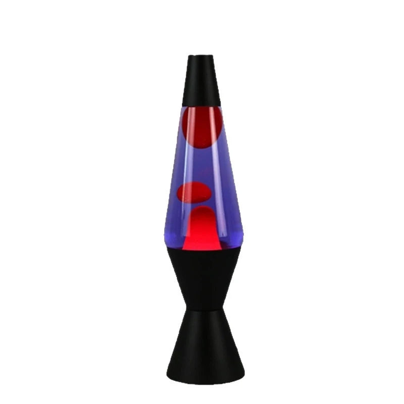 Lava Lamp Volcano Cone Bottle Floating Jellyfish Night Light