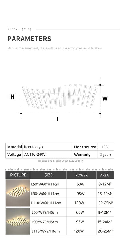 Modern Living Room Lamps Ceiling Light Interior Decoration