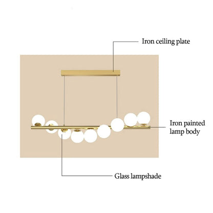 Nordic Modern Minimalist Lamps New Style Living Room